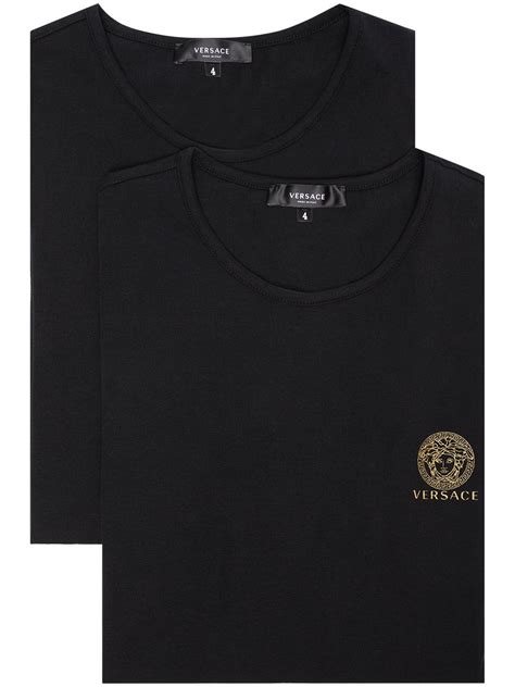 versace t shirt blauw zwart